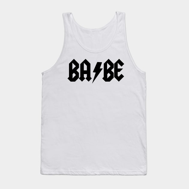 BABE AC DC Tank Top by hunnydoll